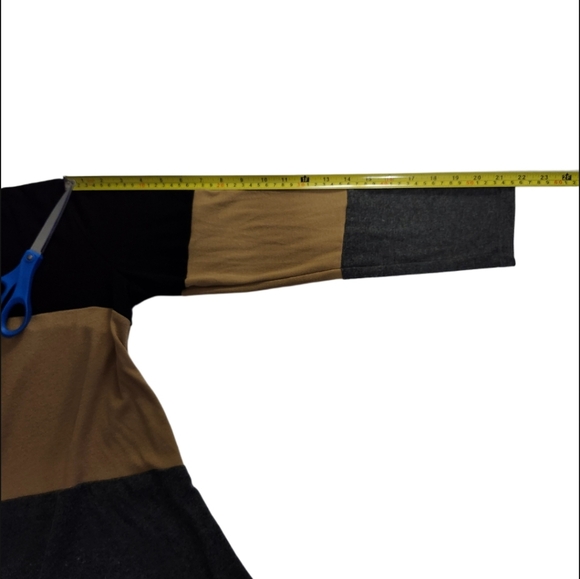 Minetom  Women's  Size M Colorblock  Long sleeve  Pullover  Casual  Tunic Top - Picture 8 of 10